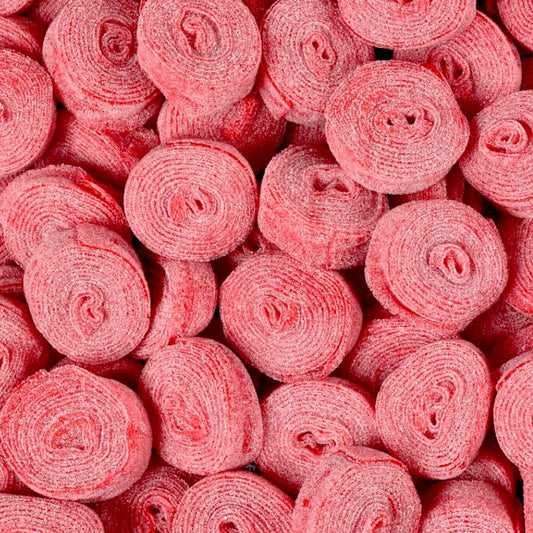 Fizzy Strawberry Candy Belts 100G