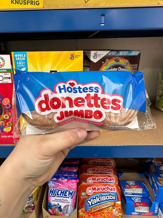 Hostess Donettes Jumbo - Glazed Strawberry (USA)