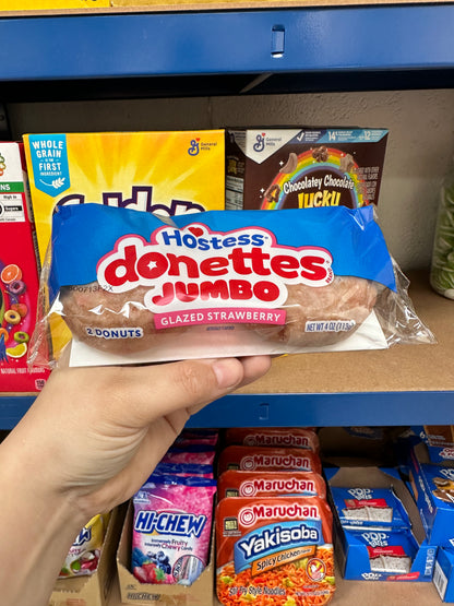 Hostess Donettes Jumbo - Glazed Strawberry (USA)