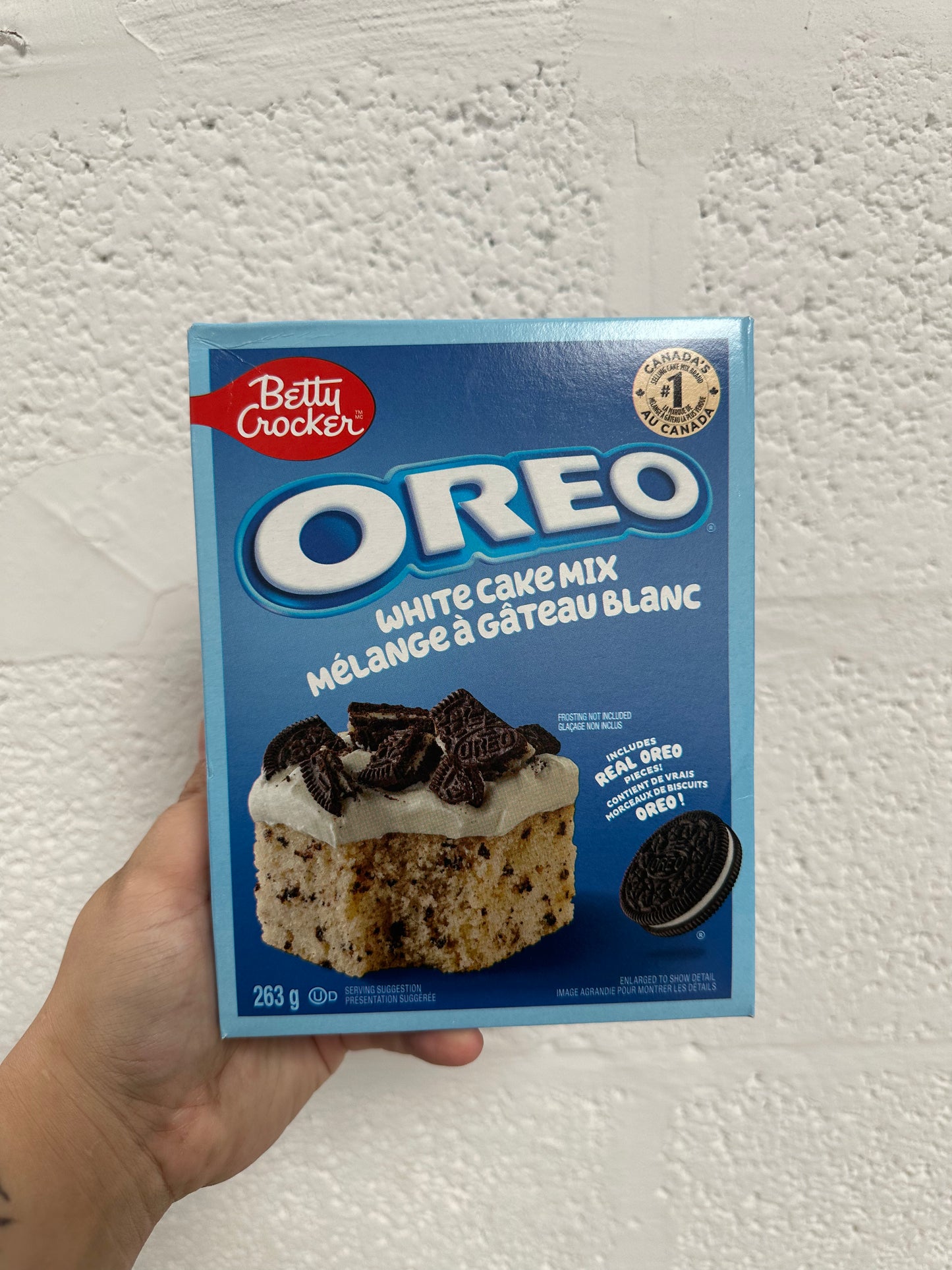 Betty Crocker Oreo White Cake Mix 263g - [Canadian]