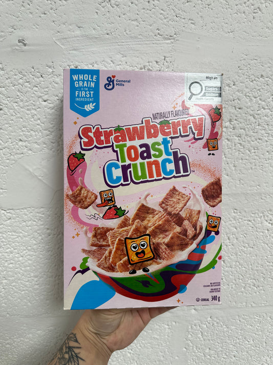 General Mills Strawberry Toast Crunch Cereal - [Canadian]