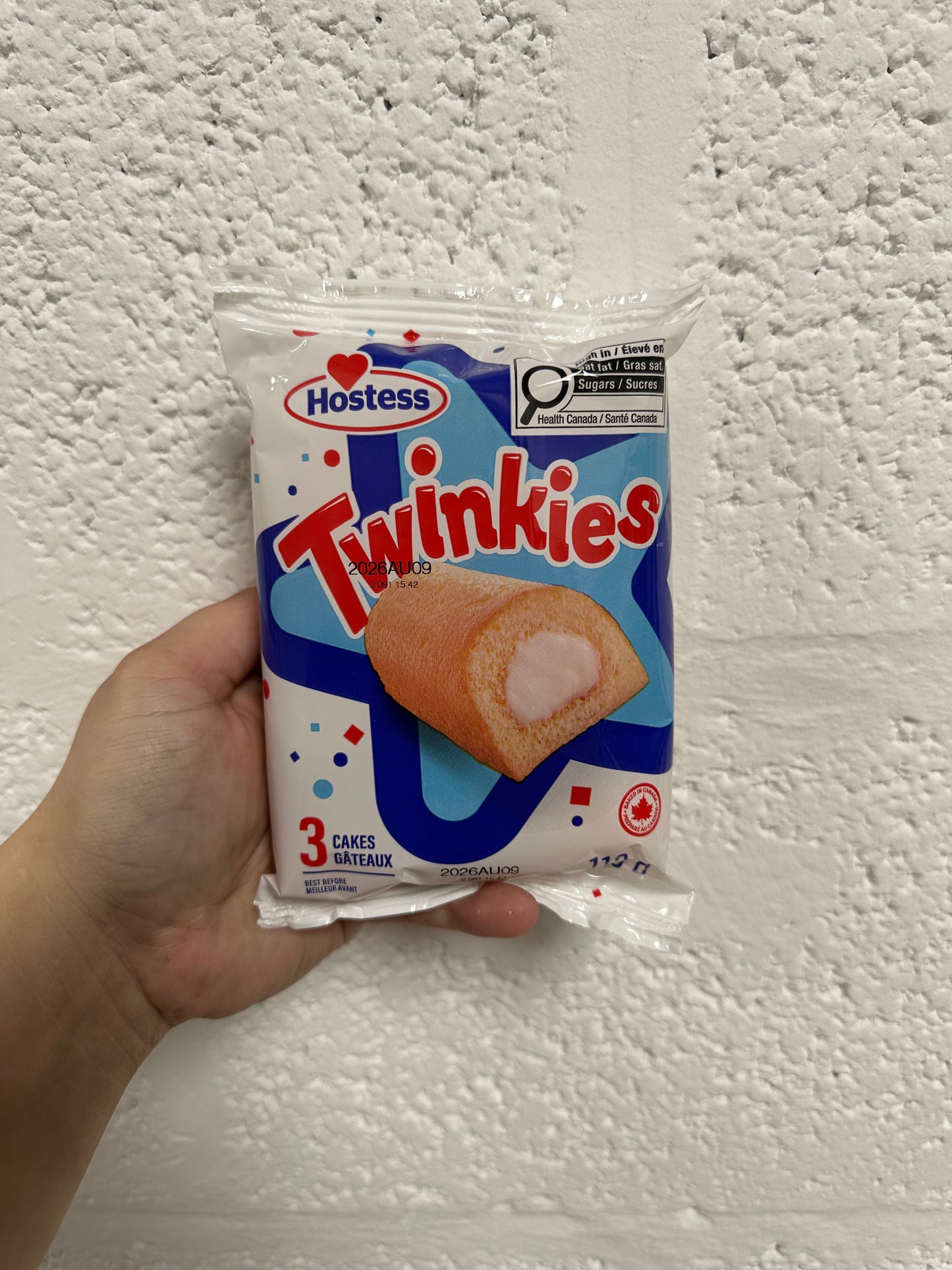 Hostess Twinkies Single Serve 3-Pack 113g