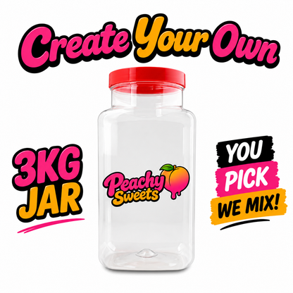 Peachy Sweets - Create Your Own Custom 3KG Mix (Jar)