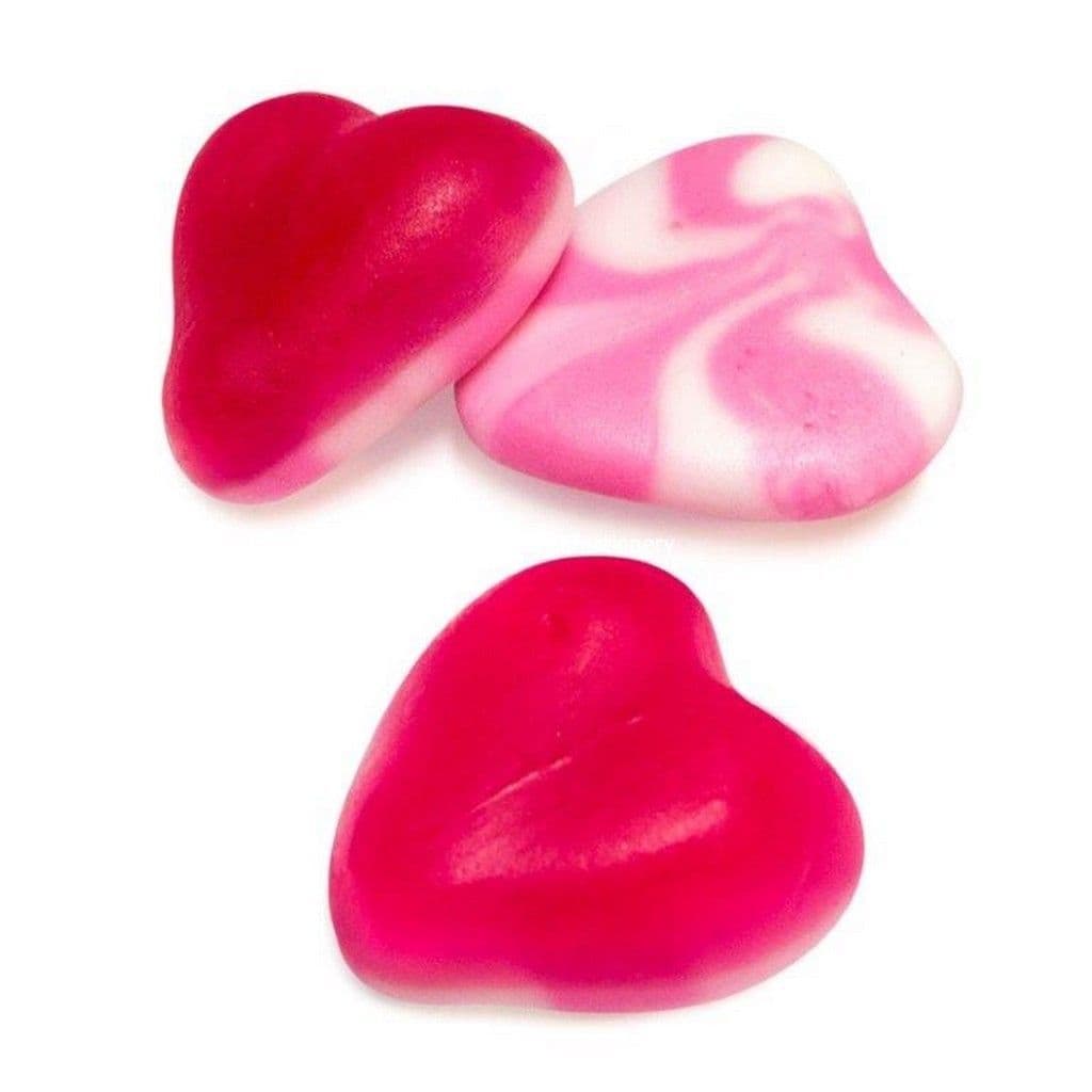 Strawberry Swirl Hearts 100G