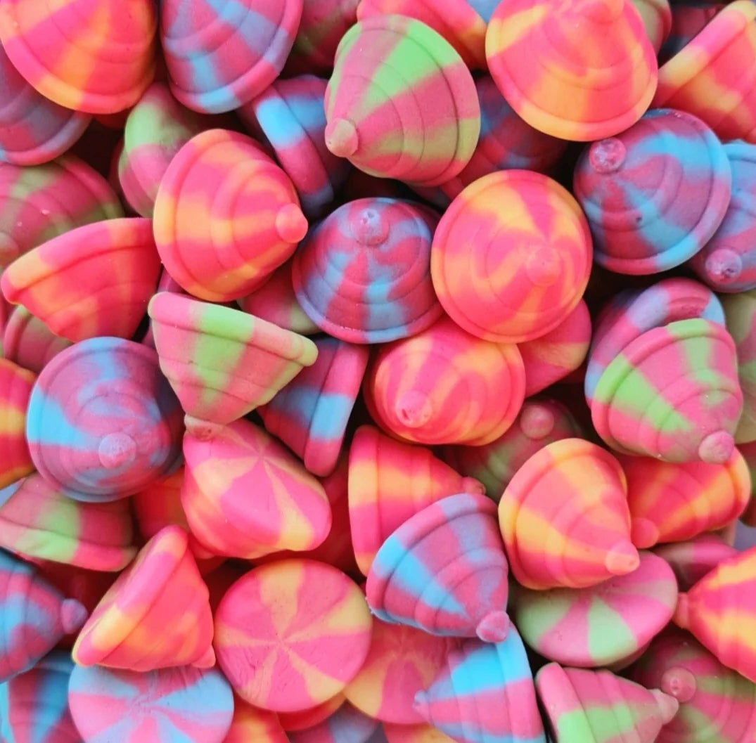 Foam Fruity Spinning Tops 100G