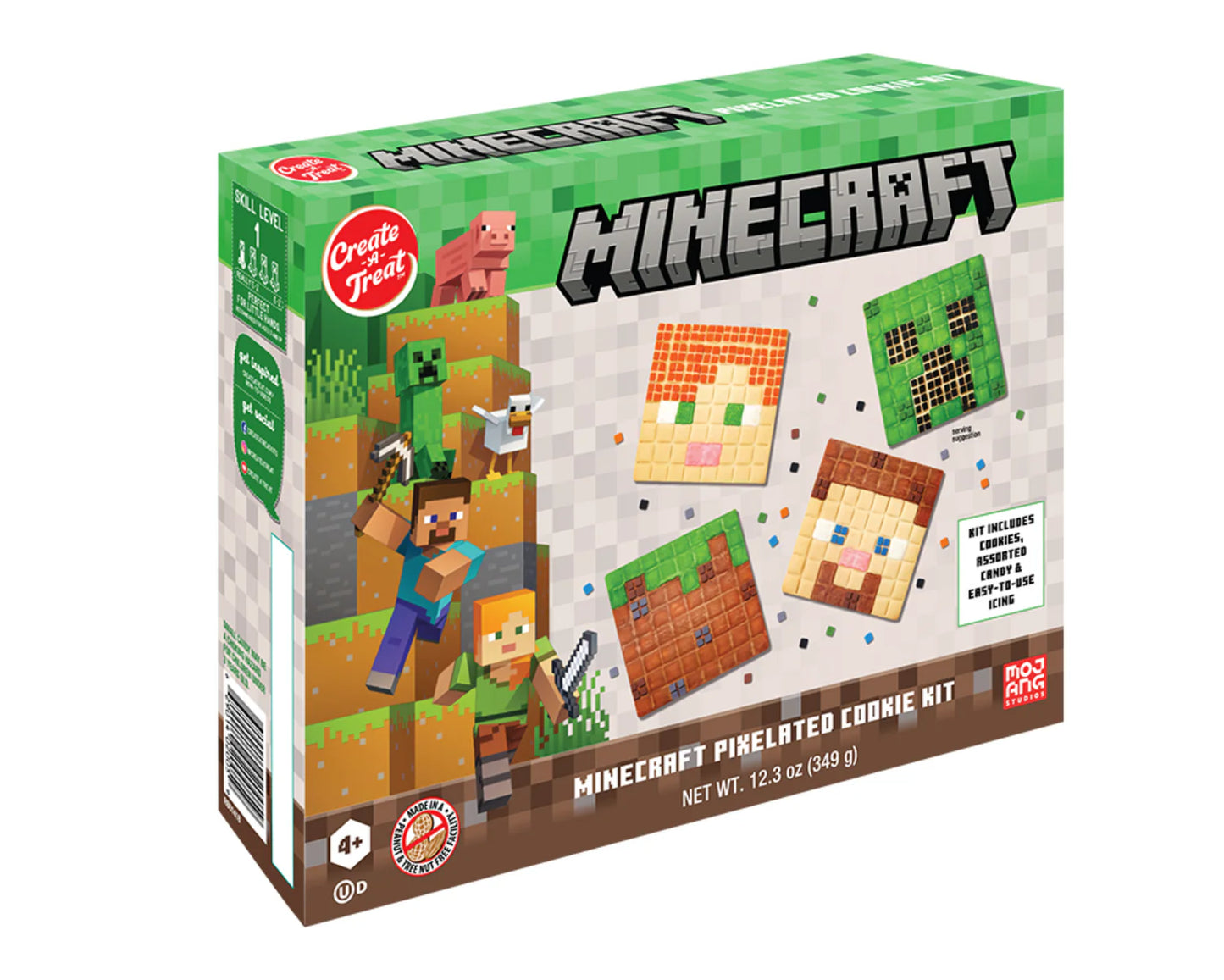 Minecraft Pixelated Cookie Kit (349g)