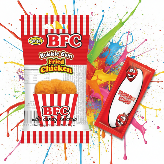 American Continental BFC Bubblegum Fried Chicken with Candy Ketchup