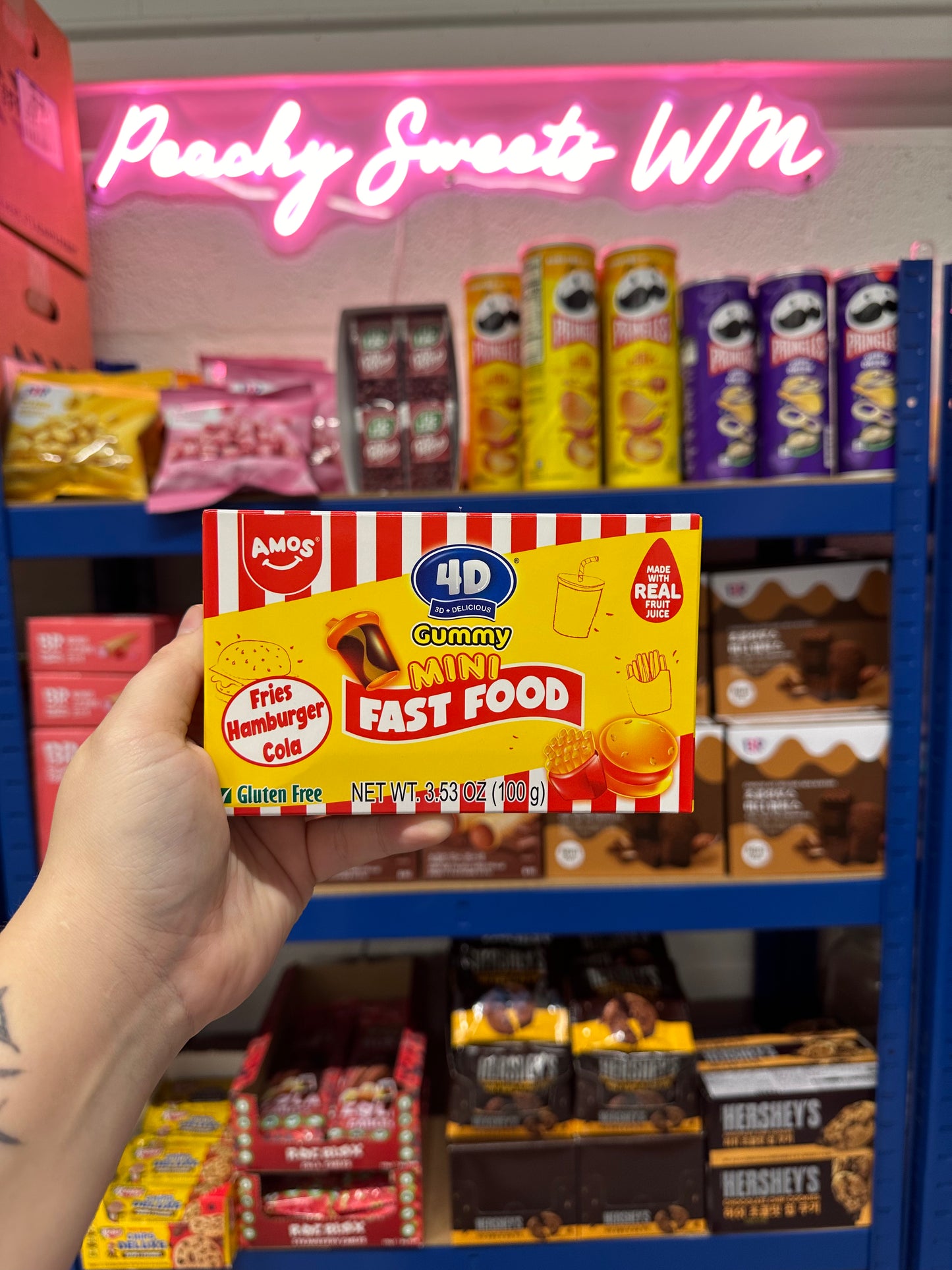 4D Amos Fruit Gummy Mini Fast Food Theatre Box (USA)